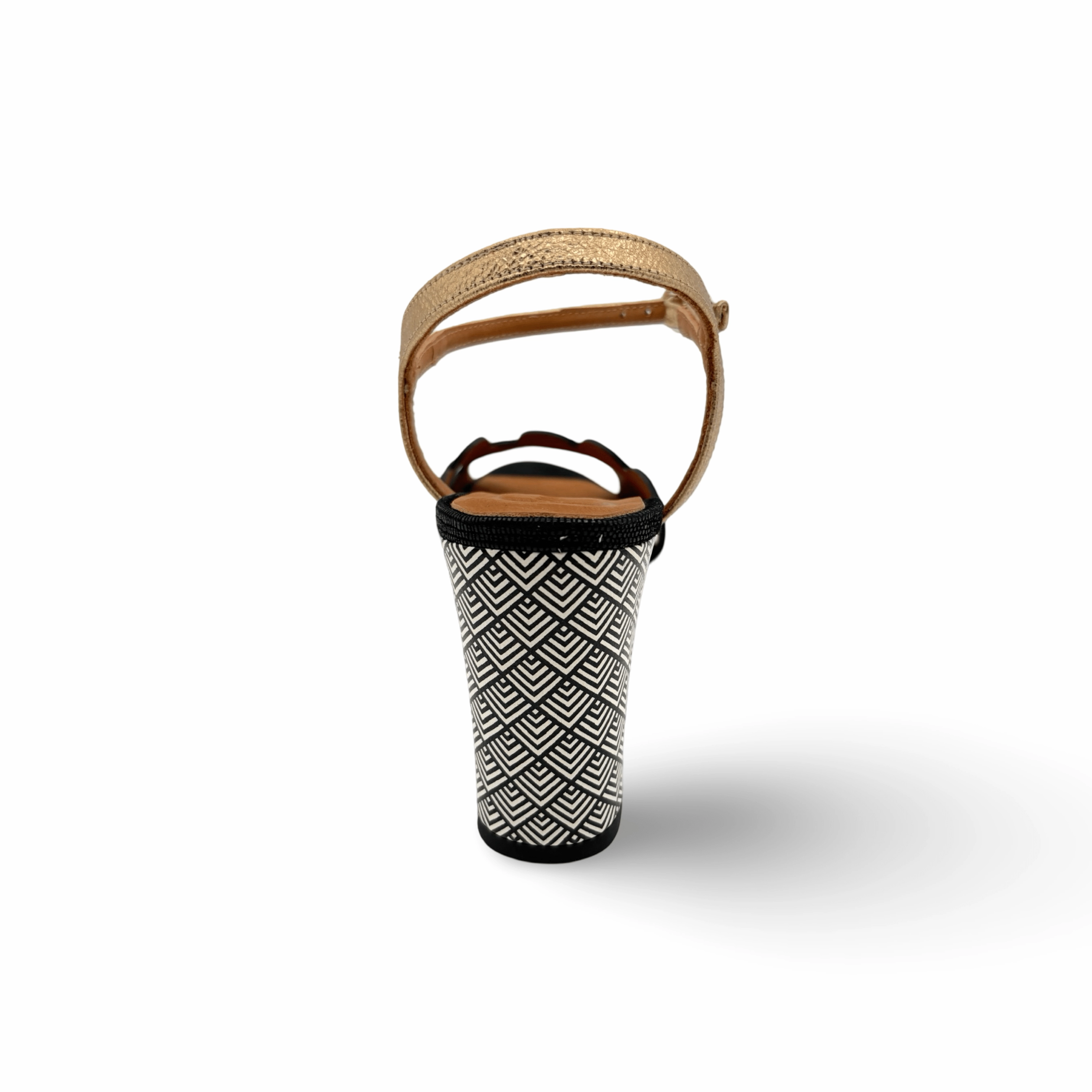 Kelis46 Black/Geo Sandal