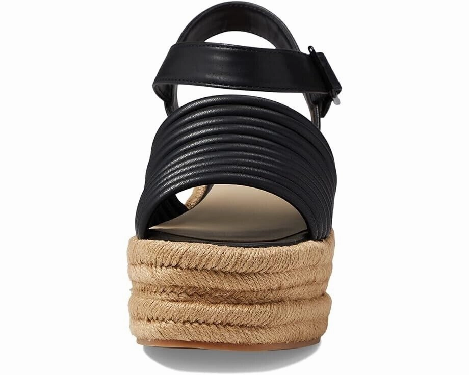 Kenneth Cole New York Shelby KL23SHE01 Espadrille Womens 7.5 Black Sandal KHD962