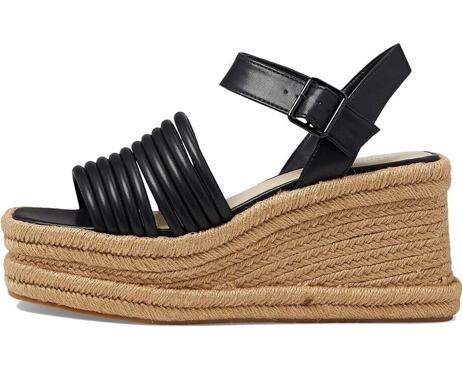 Kenneth Cole New York Shelby KL23SHE01 Espadrille Womens 7.5 Black Sandal KHD962