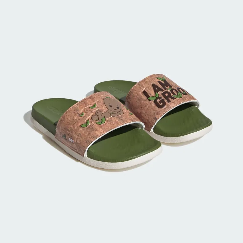 Kids' adidas Adilette Comfort x Marvel Slides Kids