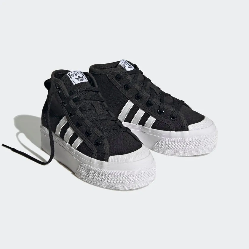 Kids' adidas Nizza Platform Mid Shoes