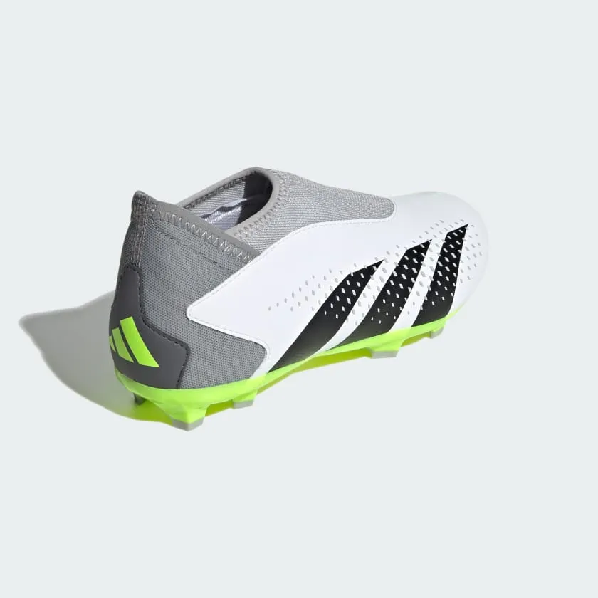 Kids' adidas Predator Accuracy.3 Laceless Firm Ground Soccer Cleats
