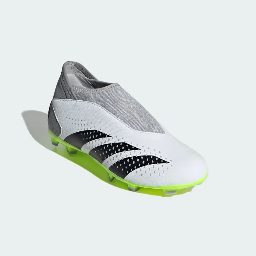 Kids' adidas Predator Accuracy.3 Laceless Firm Ground Soccer Cleats