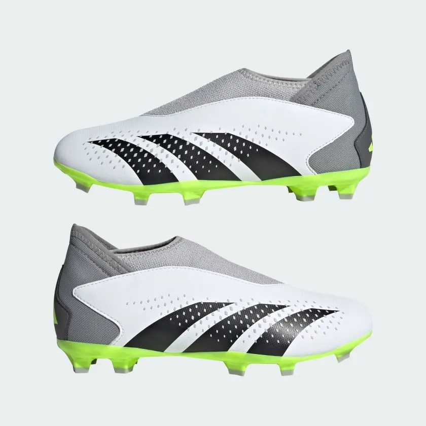 Kids' adidas Predator Accuracy.3 Laceless Firm Ground Soccer Cleats