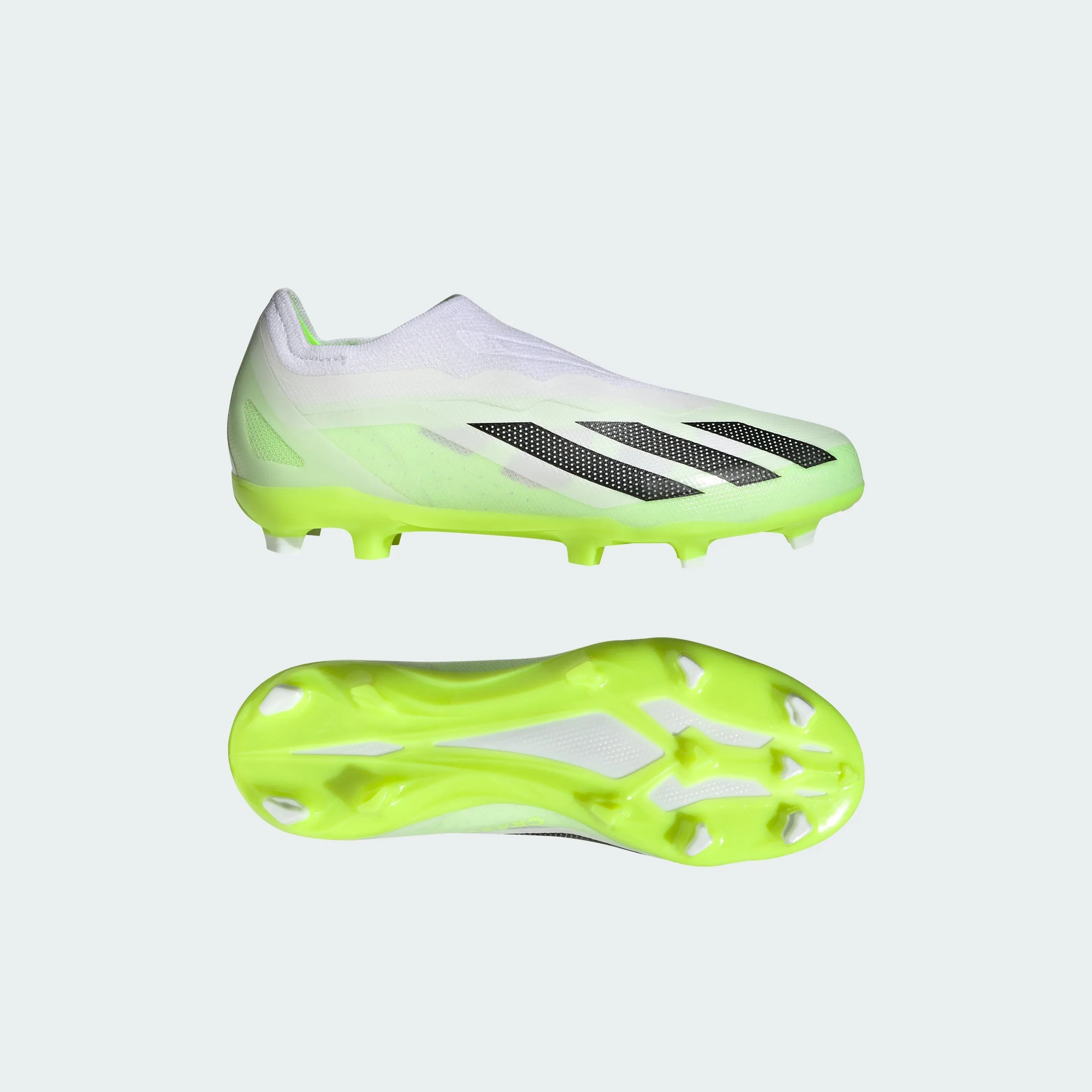 Kids' adidas X Crazyfast.1 Laceless Firm Ground Soccer Cleats