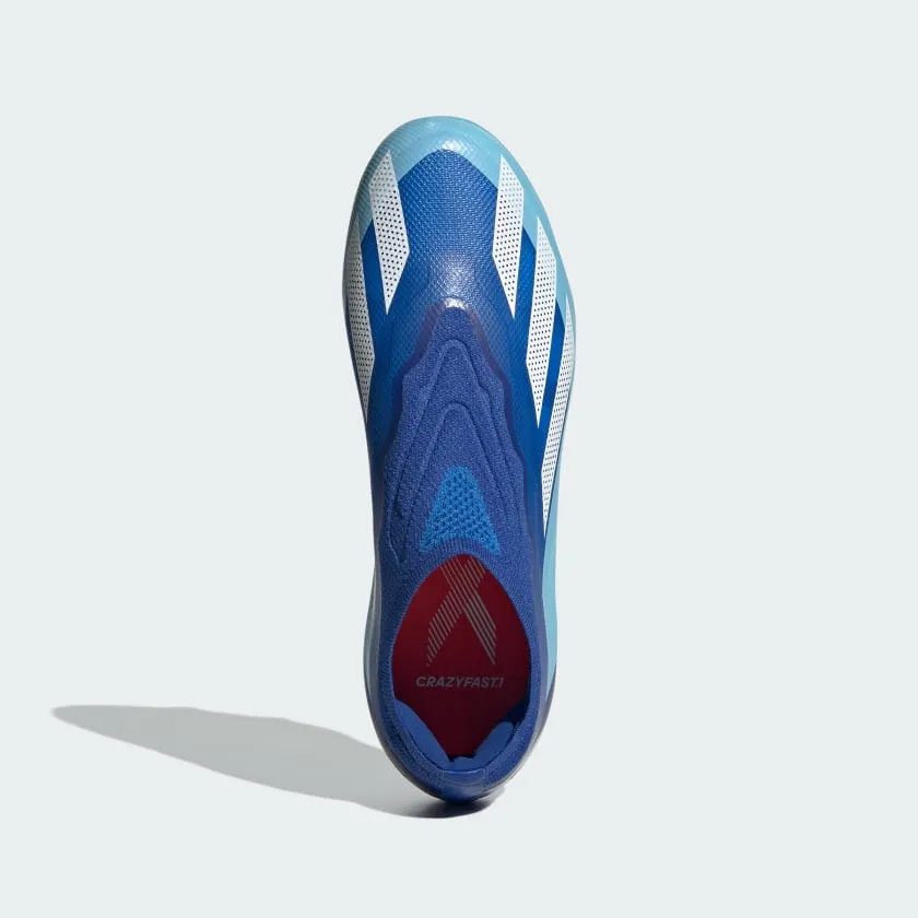 Kids' adidas X Crazyfast.1 Laceless Firm Ground Soccer Cleats