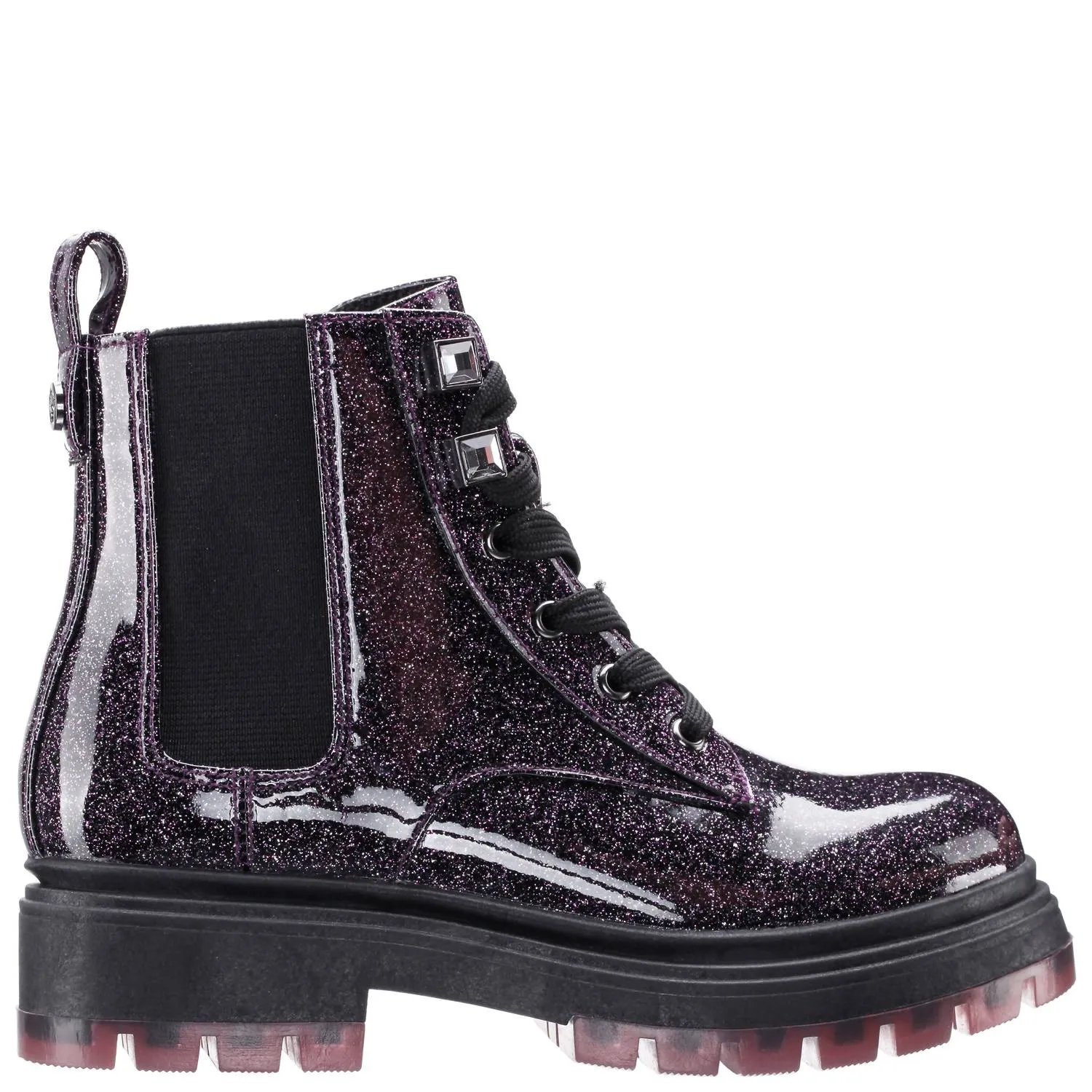 Kid's Colette Boot In Black/pink
