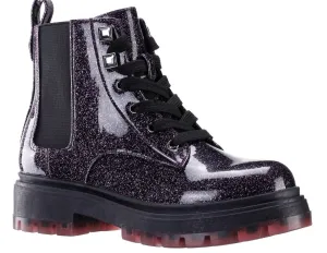 Kid's Colette Boot In Black/pink