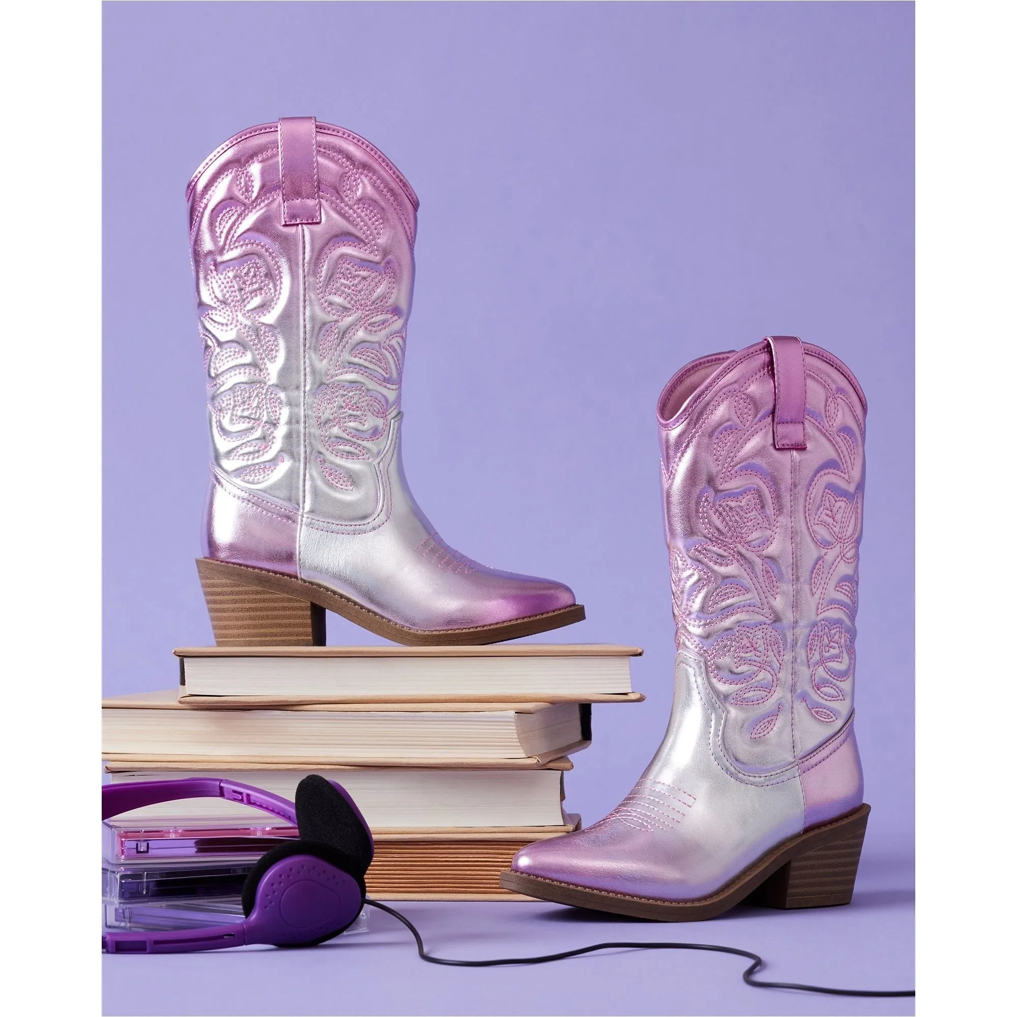 Kids' Dollie Pink Metallic