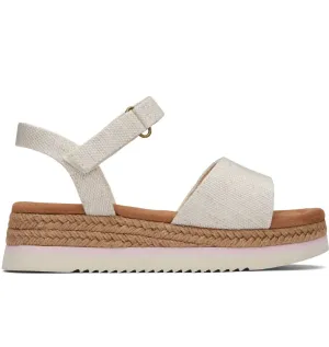 Kids Girls Diana Sandal In Natural Yarn