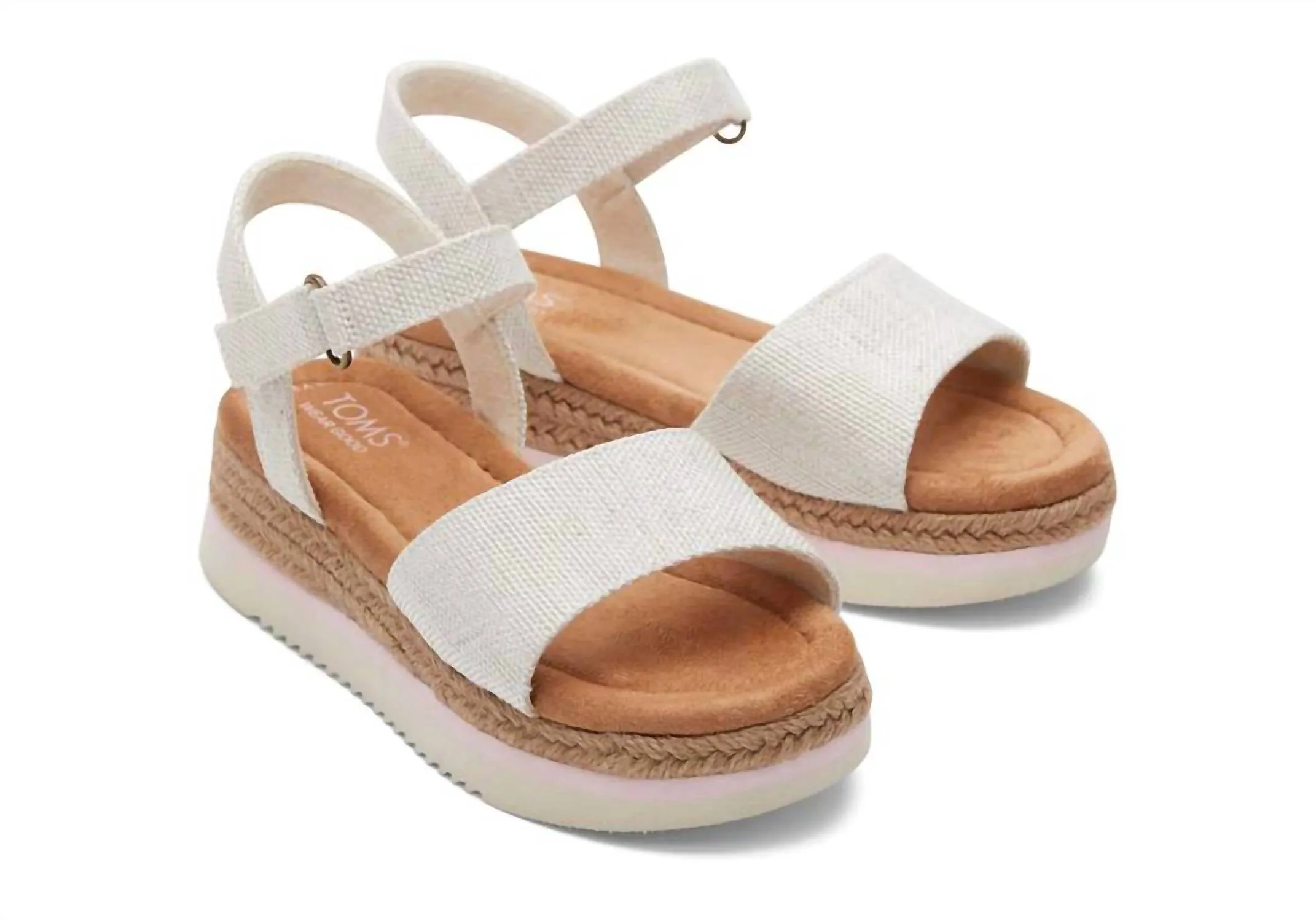 Kids Girls Diana Sandal In Natural Yarn