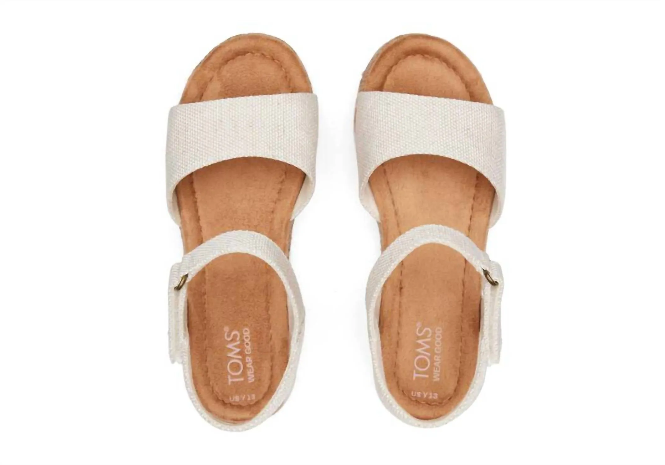 Kids Girls Diana Sandal In Natural Yarn