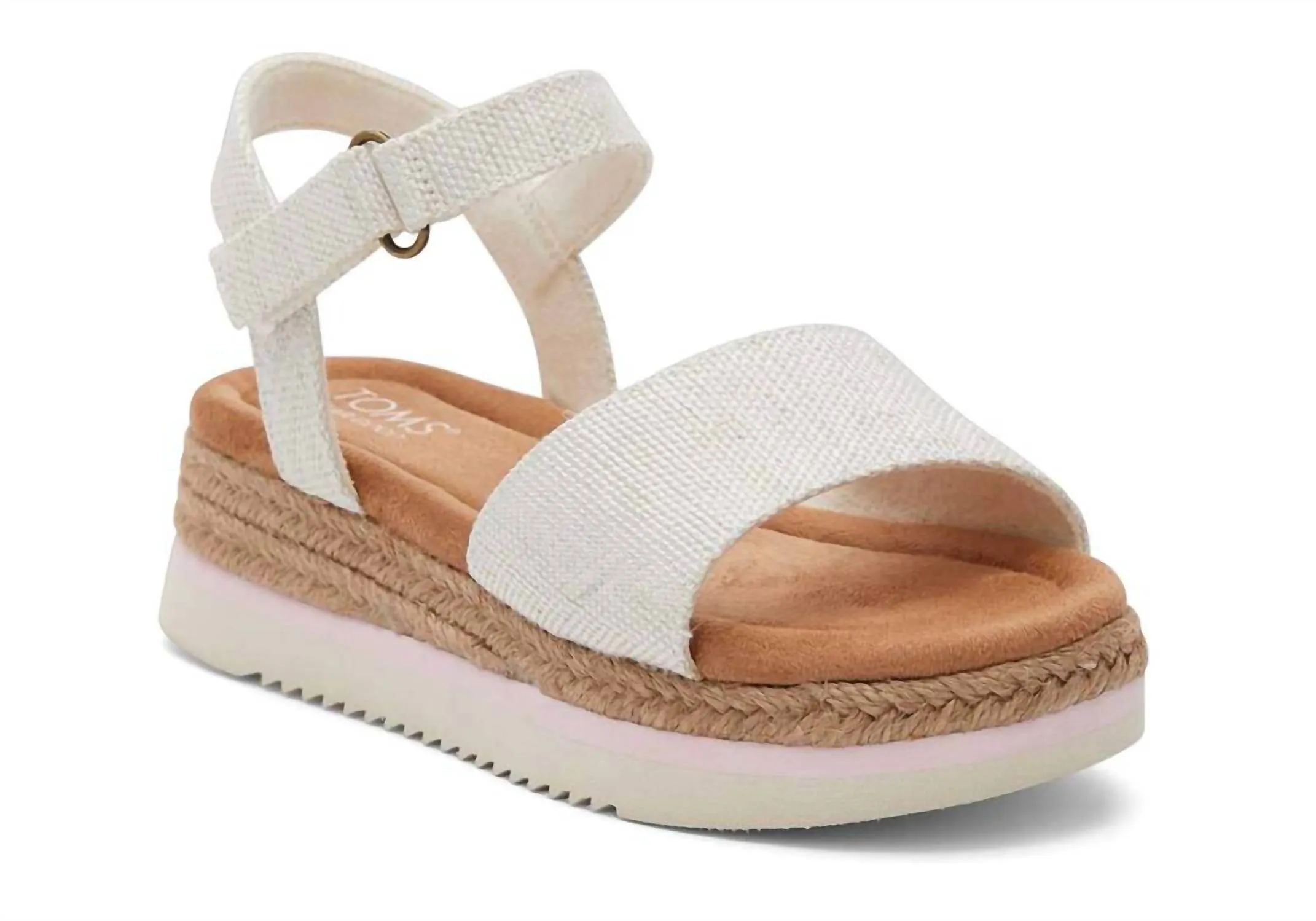 Kids Girls Diana Sandal In Natural Yarn