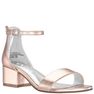 Kid's Hidi Sandals In Rose Gold