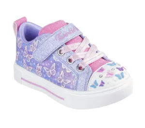 Kid's Twinkle Sparks Ombre Flutter Sneaker In Lavander Multi