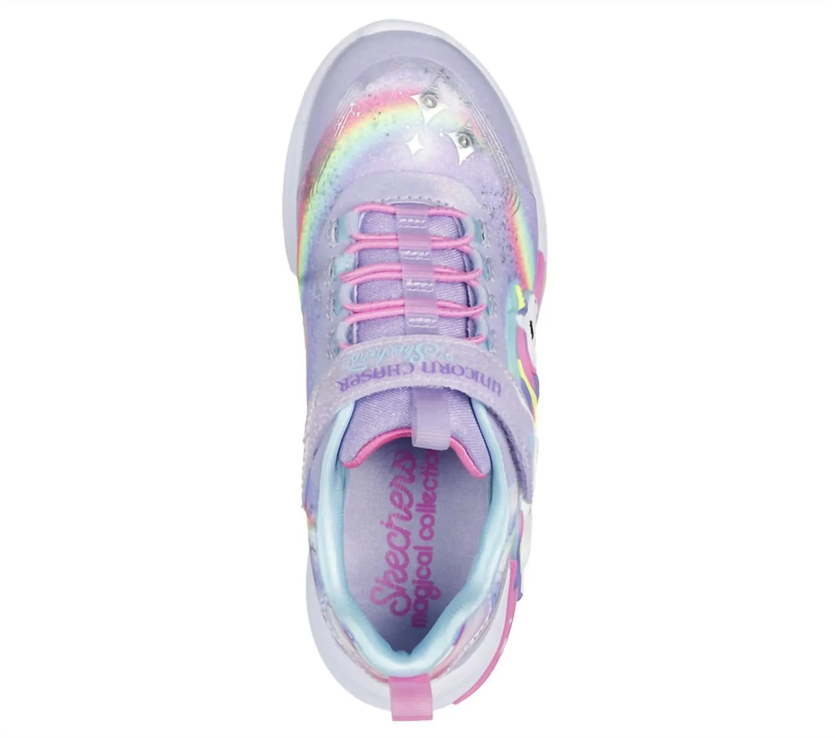 Kid's Unicorn Chaser Sneaker In Lavender/mulit