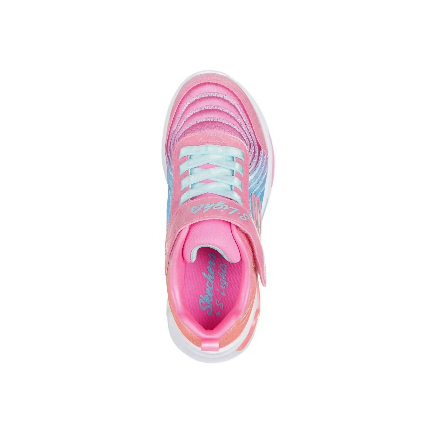 Kid's Wavy Beams Sneaker In Pink Multi