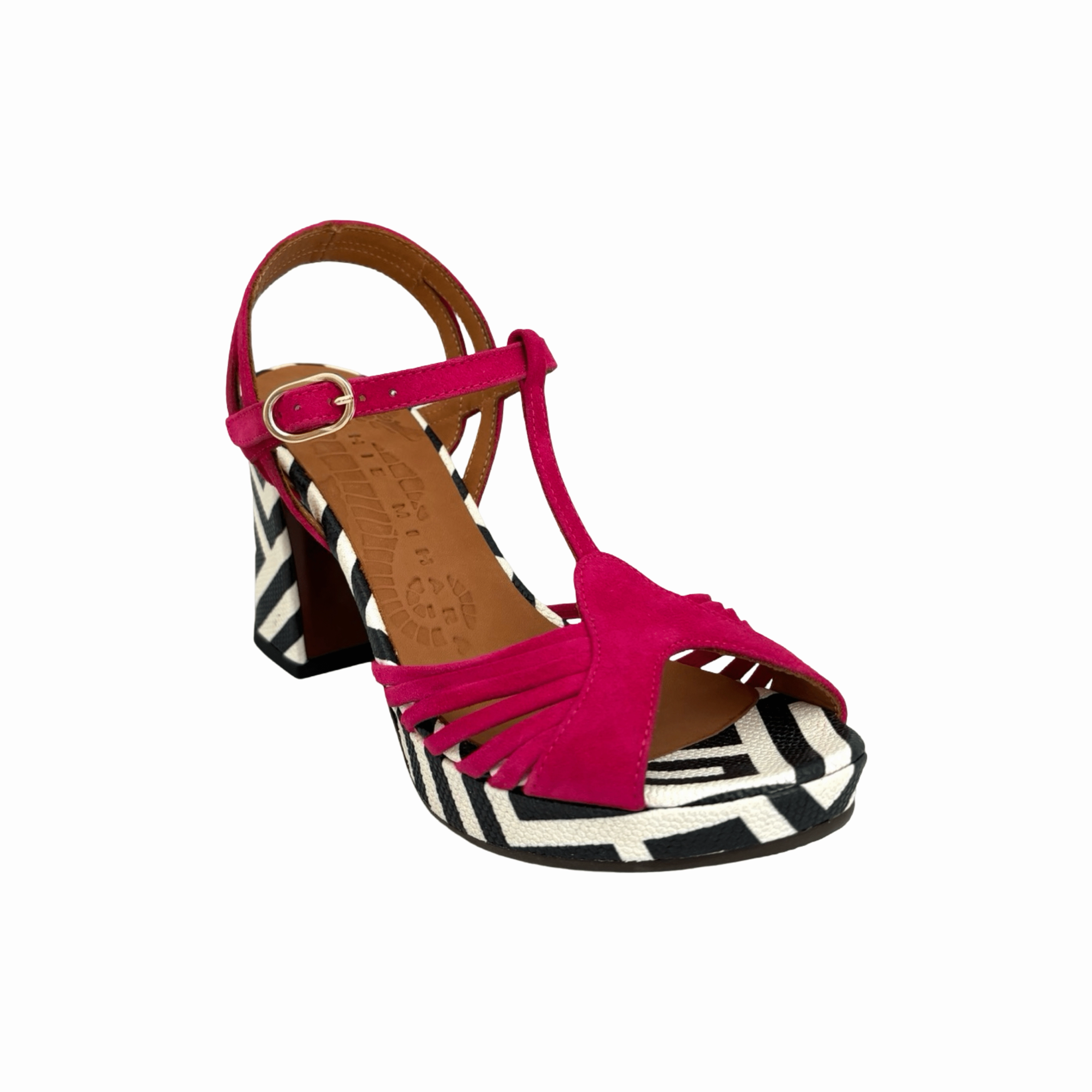 KIJA Fuchsia T-Strap Platform