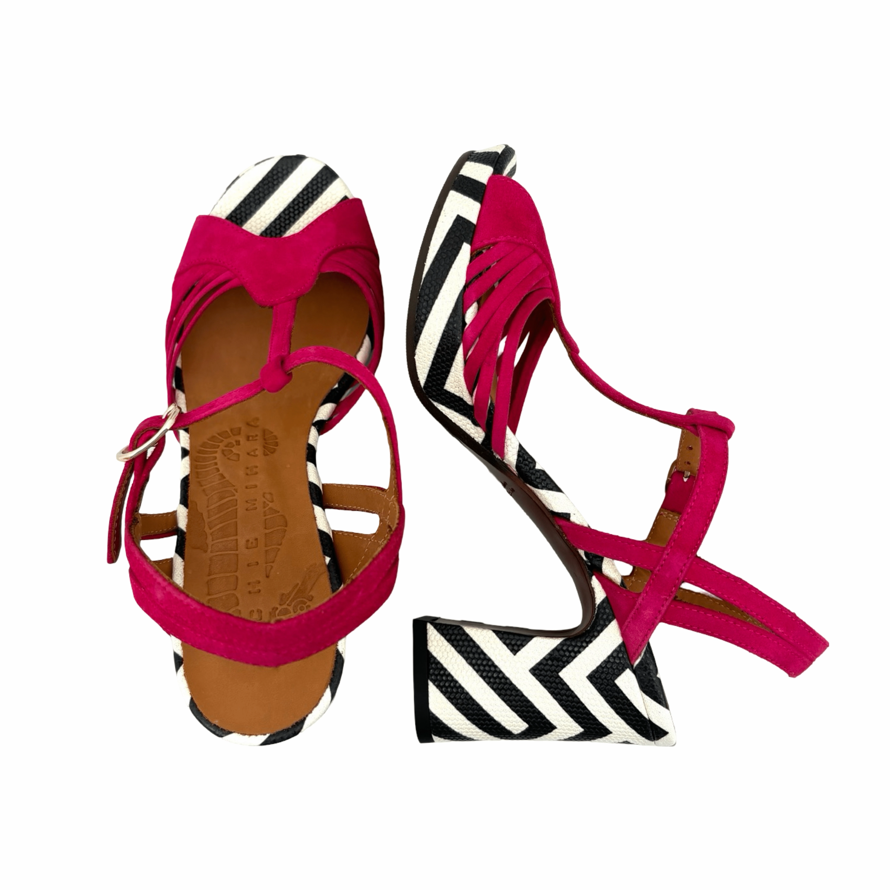 KIJA Fuchsia T-Strap Platform
