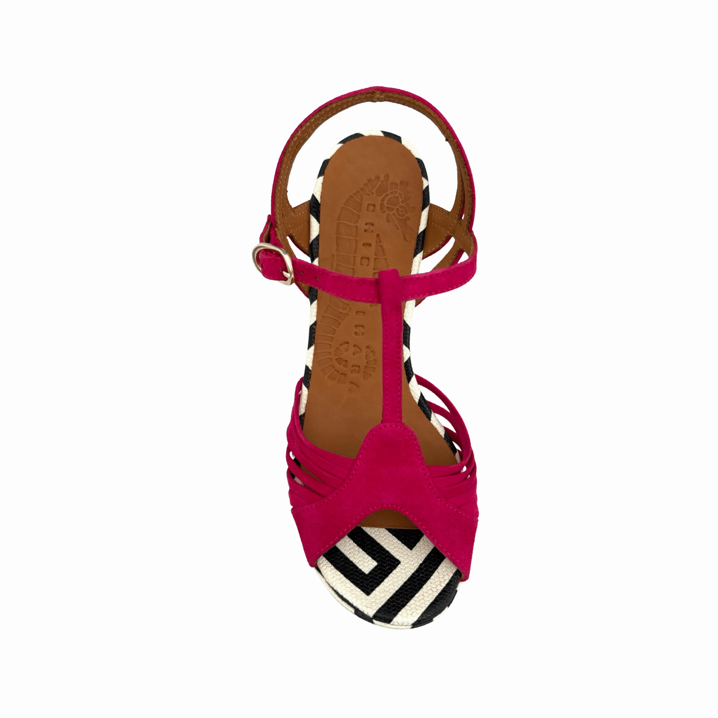 KIJA Fuchsia T-Strap Platform