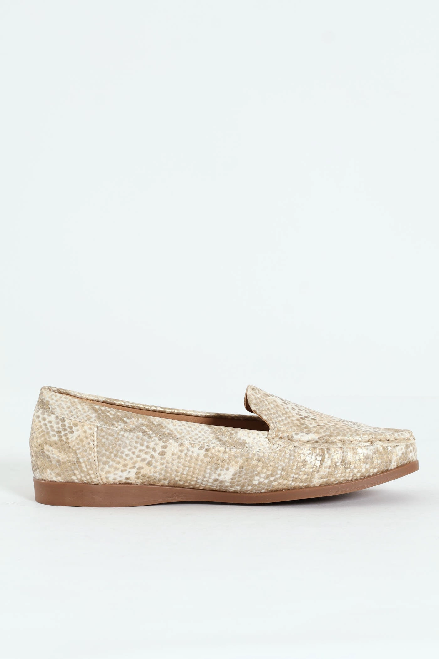 Kinsey Metallic Animal Loafer - Gold