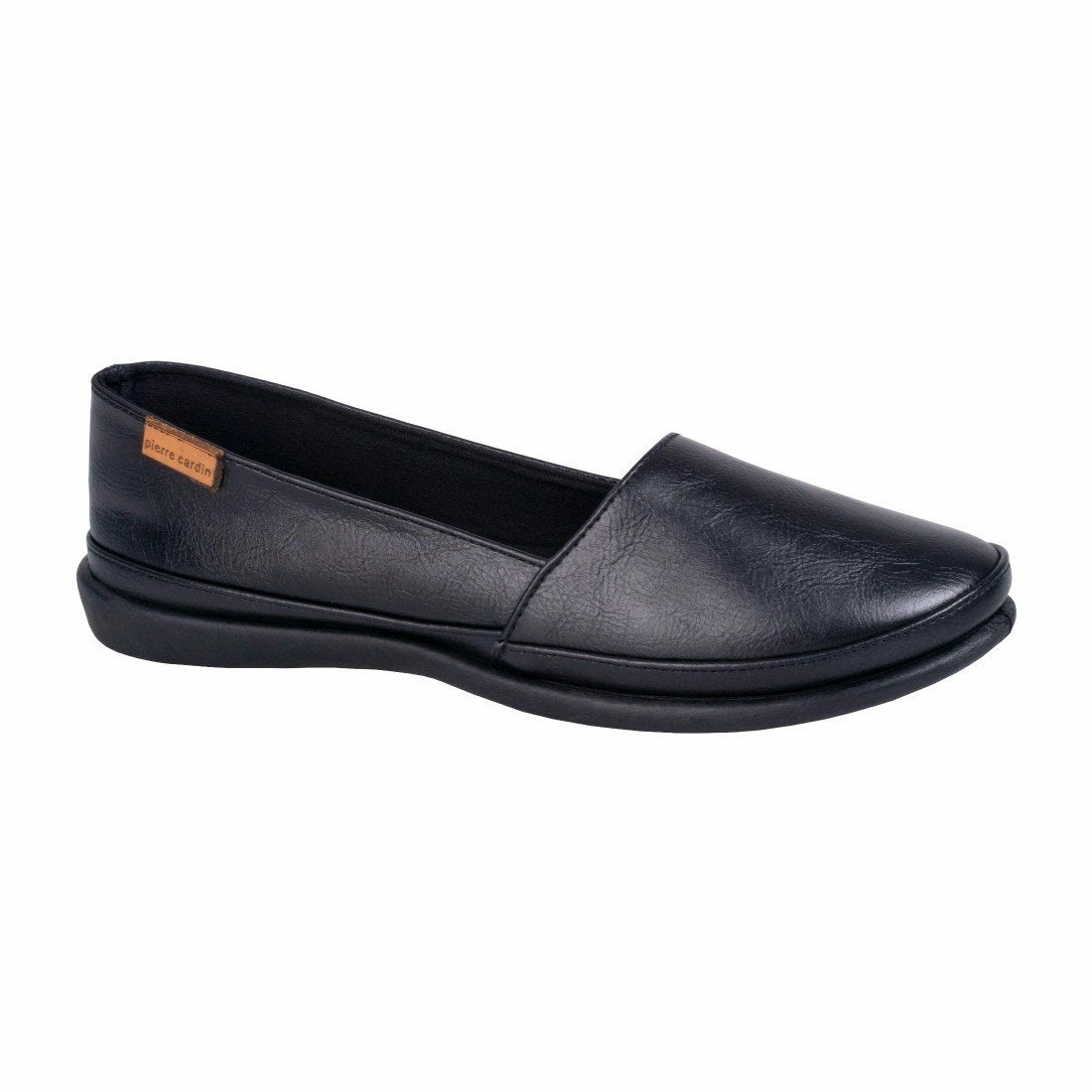 Ladies High Vamp Pump - Black