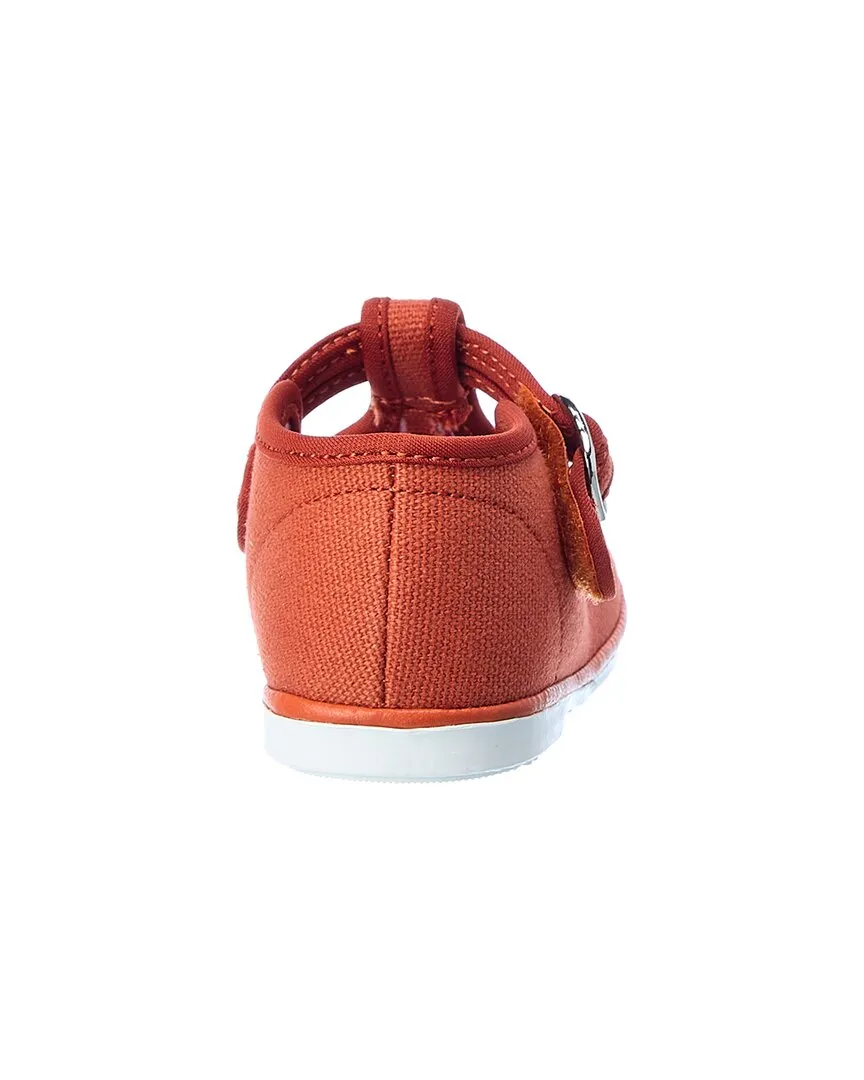 LAmour Poppy T-Strap Canvas Mary Jane
