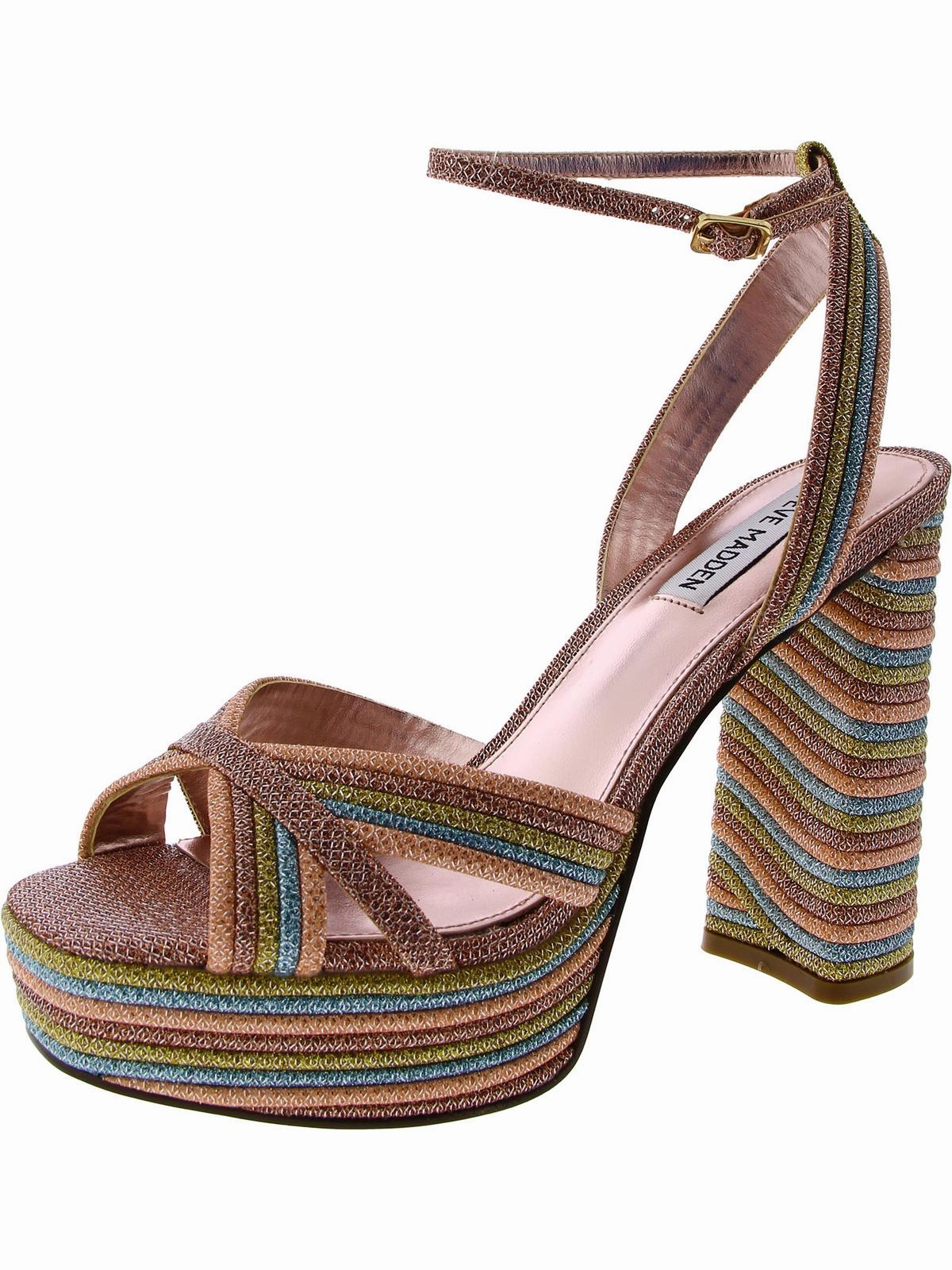 Laurel Womens Peep-Toe Evening Slingback Sandals