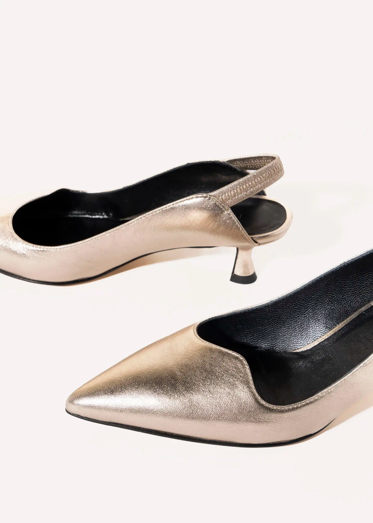 Leather Slingback Pump