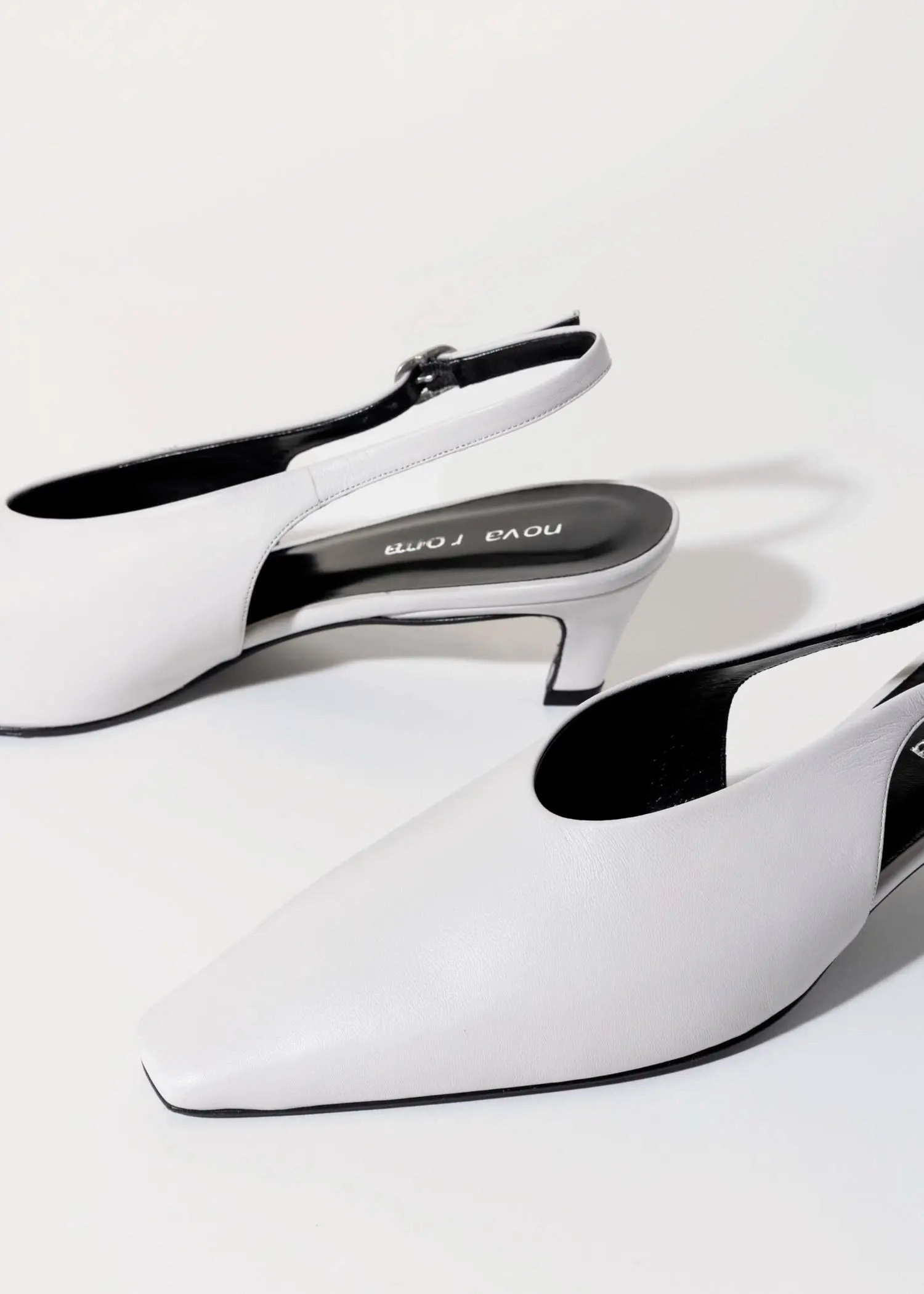 Leather Slingback Pump