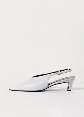 Leather Slingback Pump