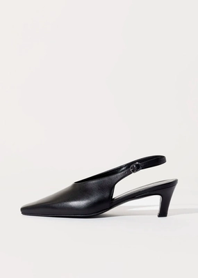Leather Slingback Pump