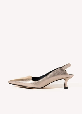 Leather Slingback Pump