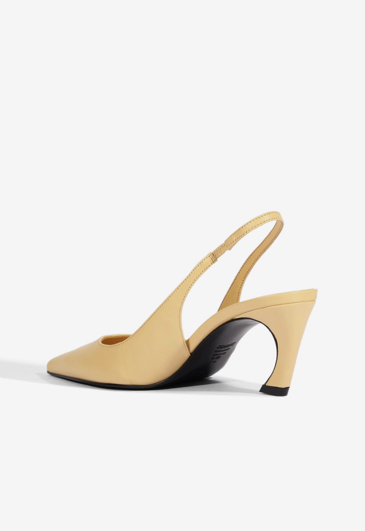 Lexi Mid Sculptural Beige Pump
