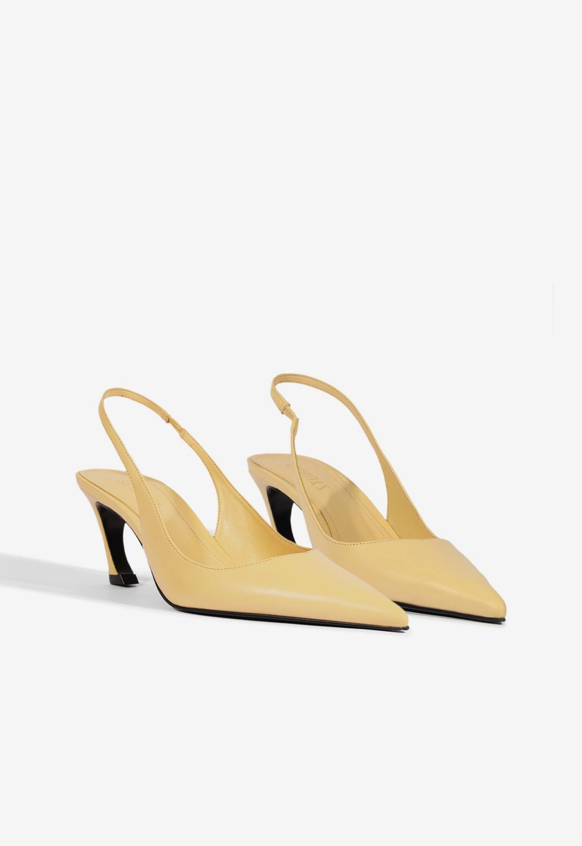Lexi Mid Sculptural Beige Pump