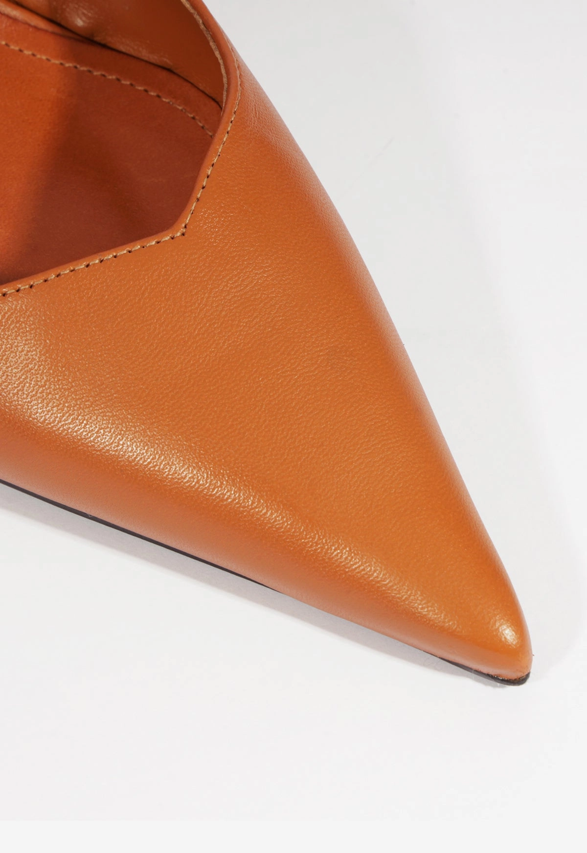 Lexi Mid Sculptural Brown Pump