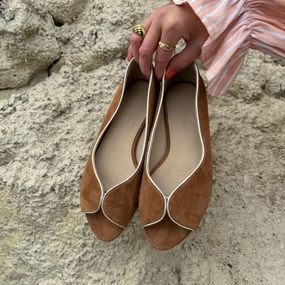 LIKE A MELODY - SUEDE - COGNAC
