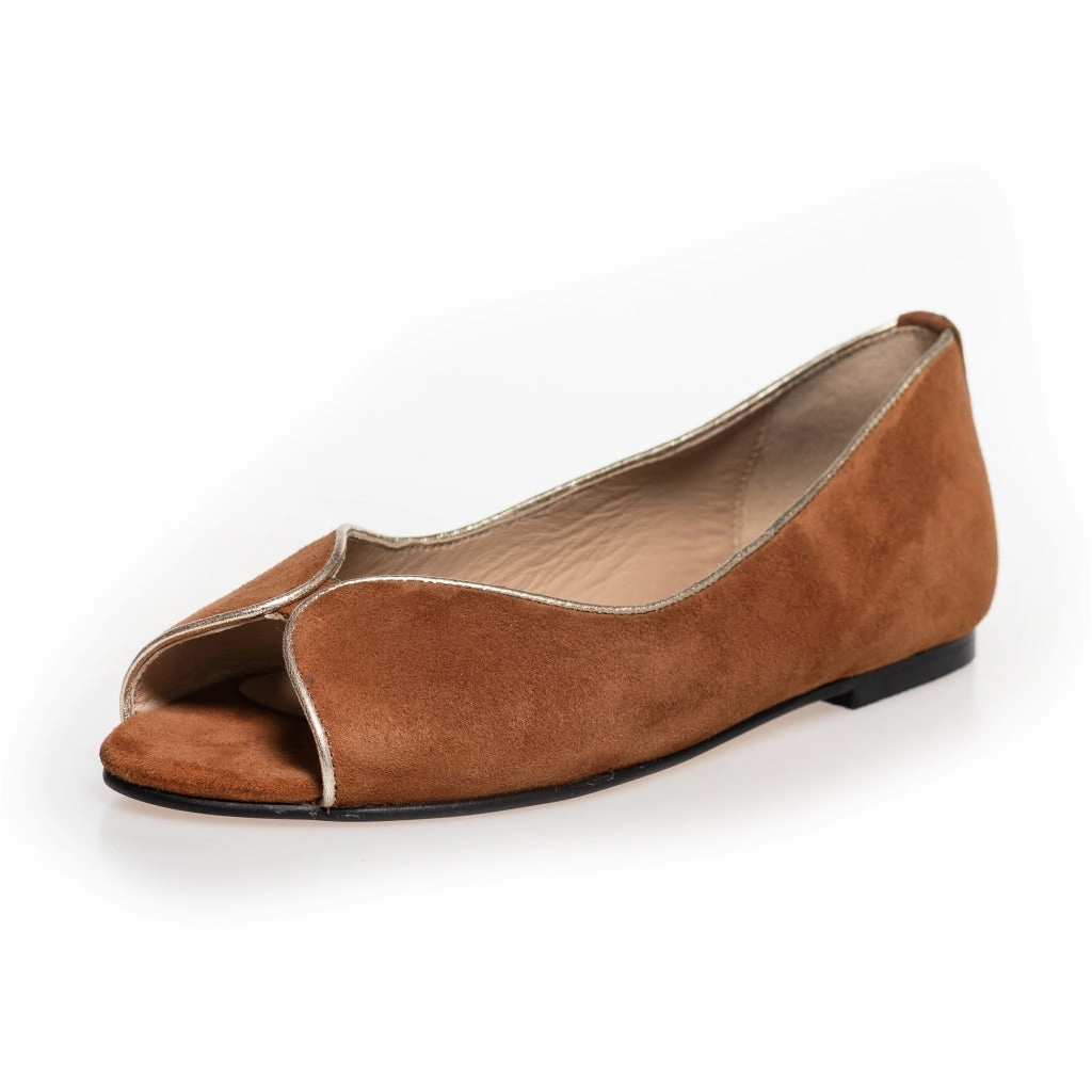 LIKE A MELODY - SUEDE - COGNAC