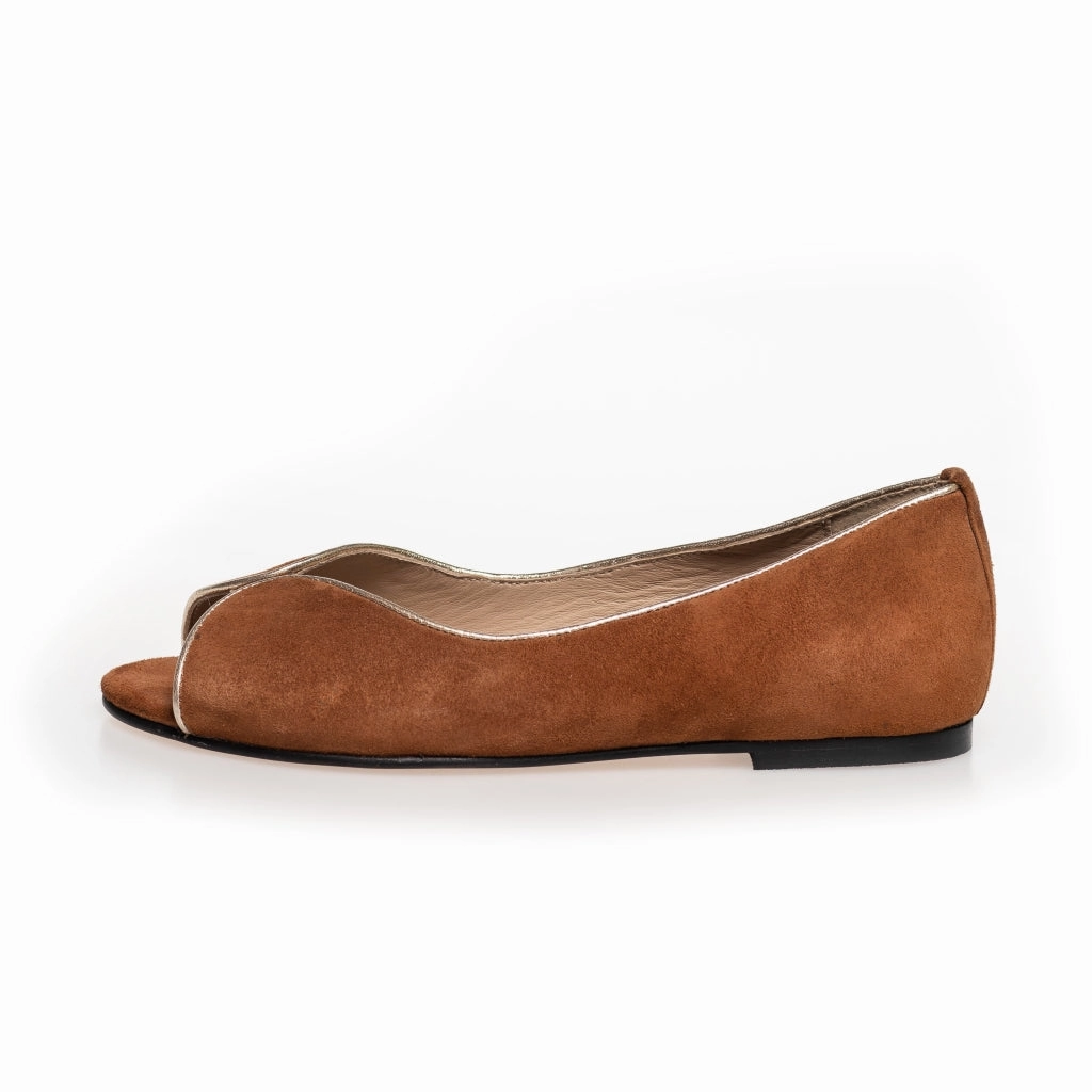 LIKE A MELODY - SUEDE - COGNAC