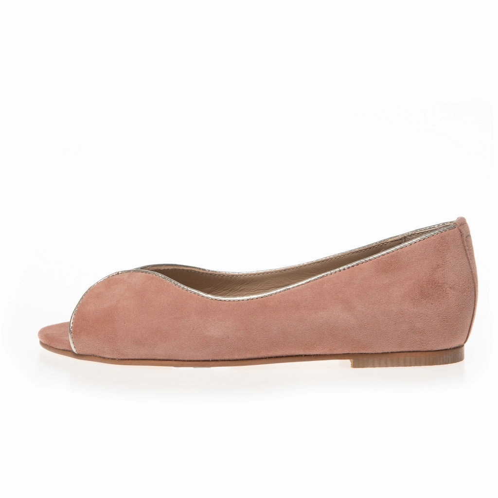 LIKE A MELODY-SUEDE - PAPAYA/GOLD