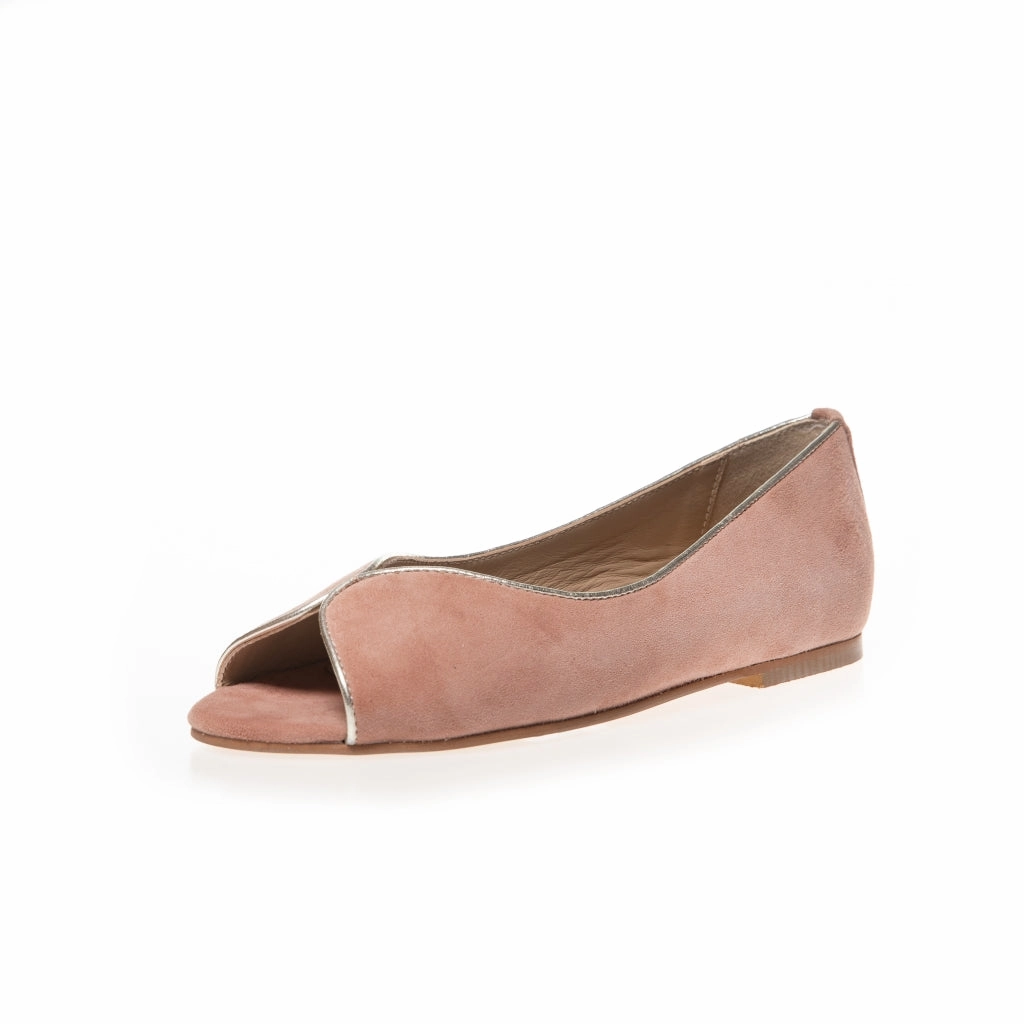 LIKE A MELODY-SUEDE - PAPAYA/GOLD