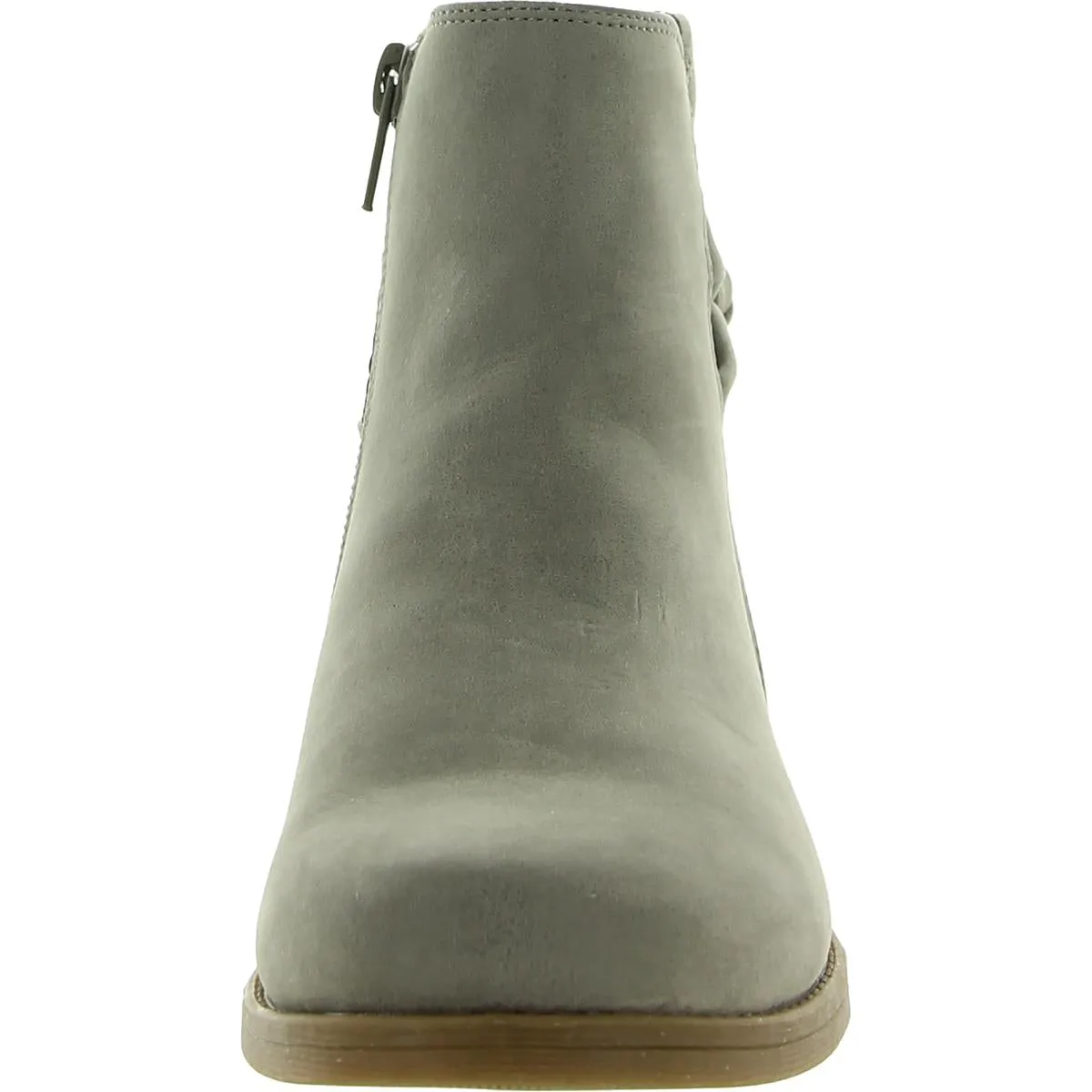 Lil Fae Girls Faux Suede Ankle Booties