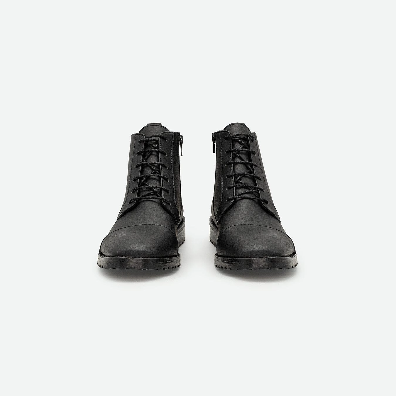 Lincoln Men's Vegan Leather Ankle Boots | Black