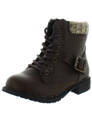Little Debby Girls Toddler Faux Leather Ankle Boots