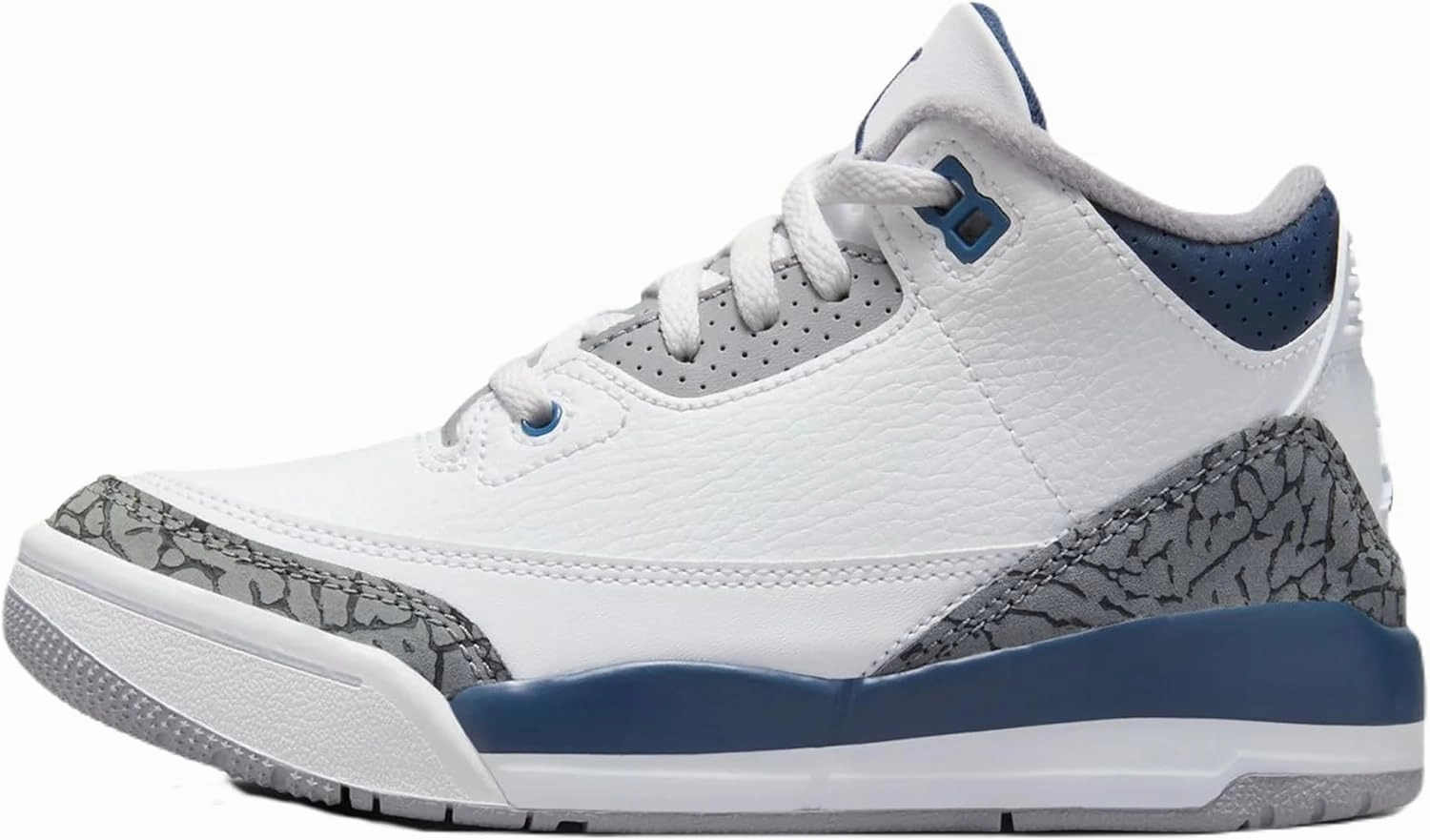 Little Kid's Jordan 3 Retro 'White/Midnight Navy' (DM0966 140) PS Pre School