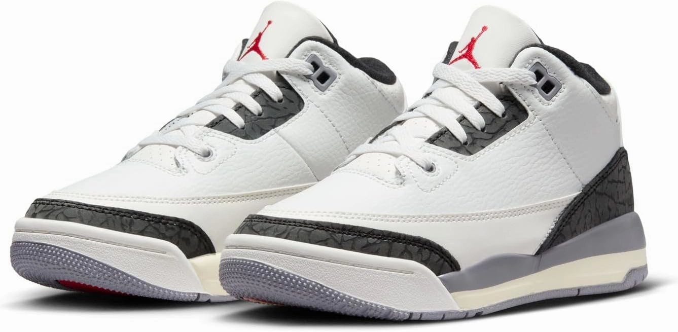 Little Kid's Jordan 3 Retro Fear 'Night Stadium/Total Orange' (DM0966 080) PS Pre School