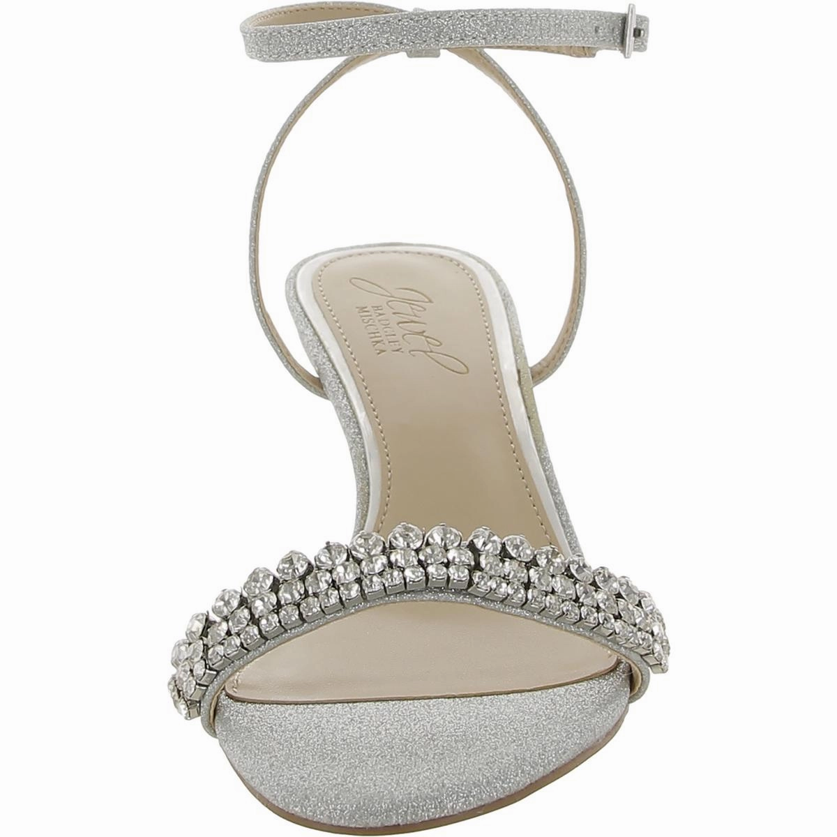 Loren  Womens Studded Ankle Strap Heels