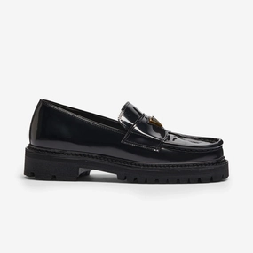 Lulie Patent Loafer in Black from Nskin