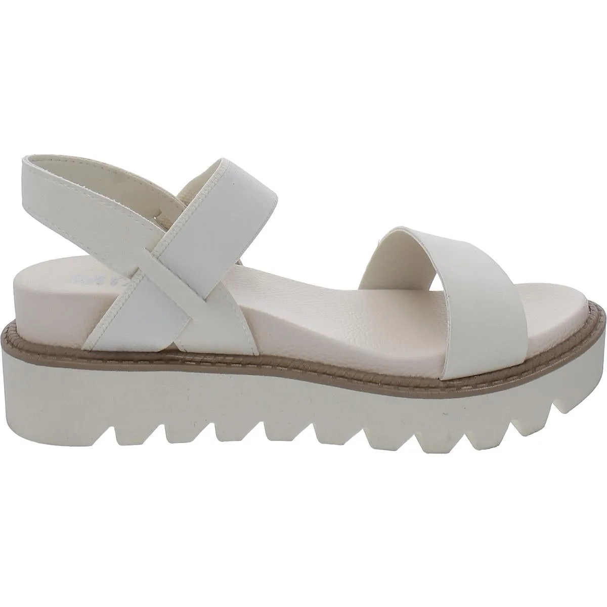 Mabrey Girls Faux Leather Open Toe Ankle Strap