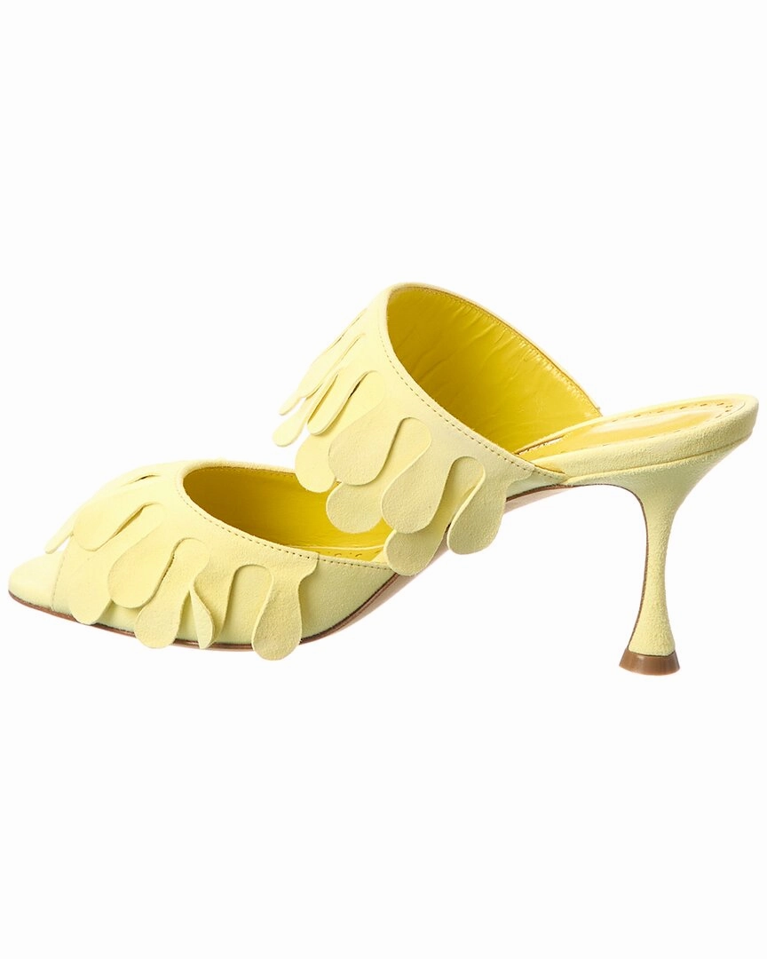 Manolo Blahnik Kelna 70 Suede Sandal